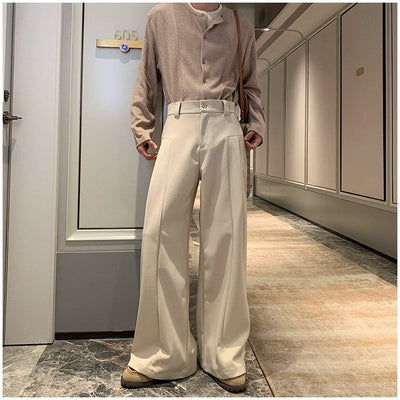 Hua Structured Straight Trousers-korean-fashion-Trousers-Hua's Closet-OH Garments