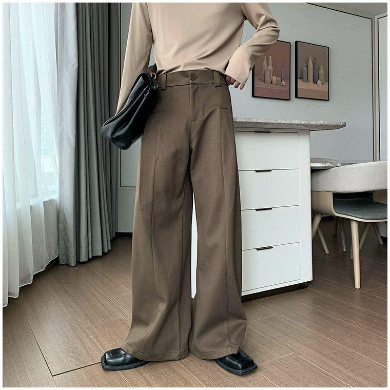 Hua Structured Straight Trousers-korean-fashion-Trousers-Hua's Closet-OH Garments