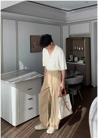 Hua Textured Lapel Knit Shirt-korean-fashion-Shirt-Hua's Closet-OH Garments