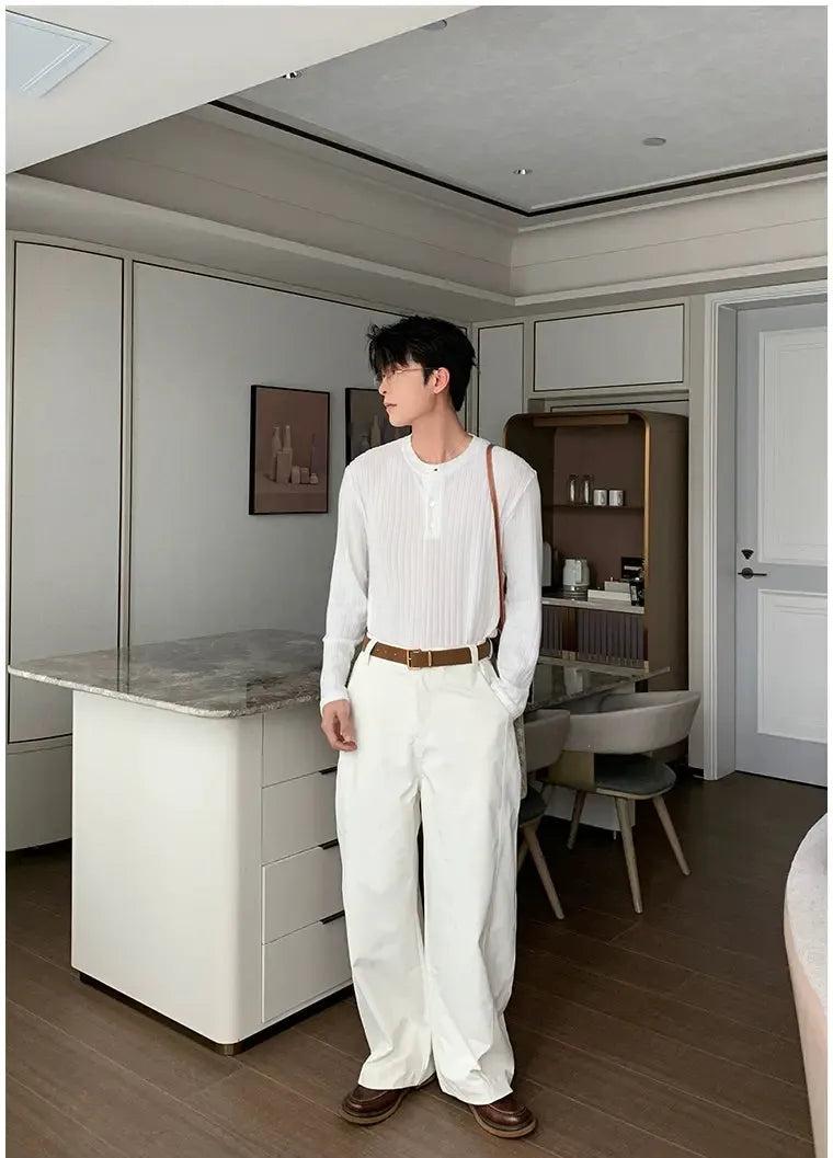 Hua Versatile Straight Leg Pants-korean-fashion-Pants-Hua's Closet-OH Garments