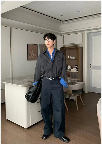 Hua Versatile Straight Leg Pants-korean-fashion-Pants-Hua's Closet-OH Garments