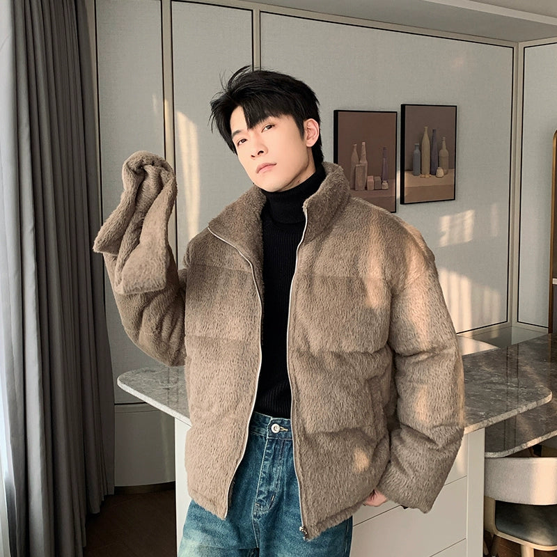 Hua Warm Cozy Scarf & Puffer Jacket-korean-fashion-Jacket-Hua's Closet-OH Garments