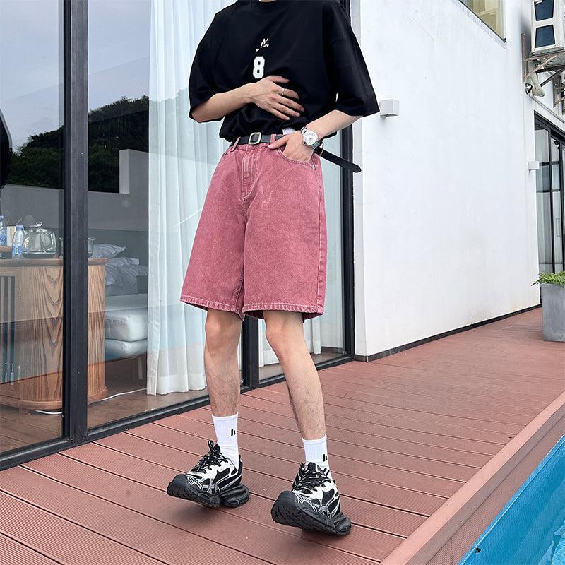 Hua Washed Denim Shorts-korean-fashion-Shorts-Hua's Closet-OH Garments