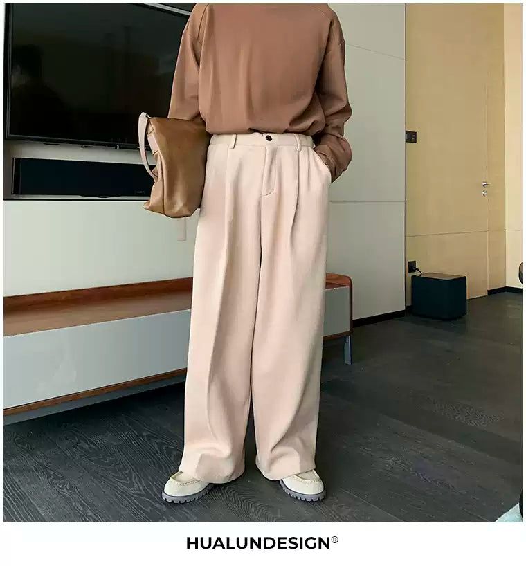 Hua Wide Relaxed Fit Pants-korean-fashion-Pants-Hua's Closet-OH Garments