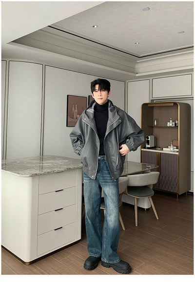 Hua Wide Subtle Frayed Jeans-korean-fashion-Jeans-Hua's Closet-OH Garments