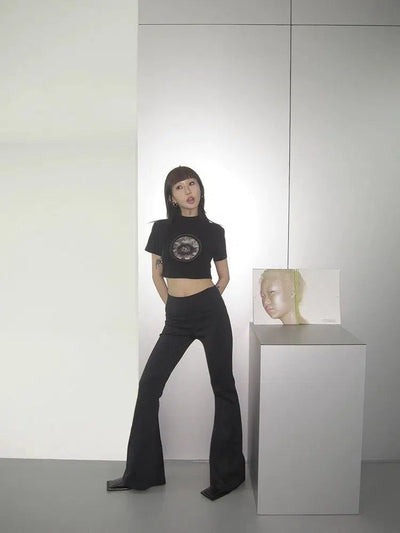 Kei 3D Print Cropped T-Shirt-korean-fashion-T-Shirt-Kei's Closet-OH Garments