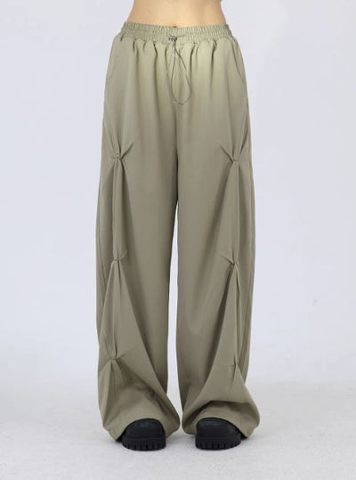 Kei Cinched Detail Track Pants-korean-fashion-Pants-Kei's Closet-OH Garments