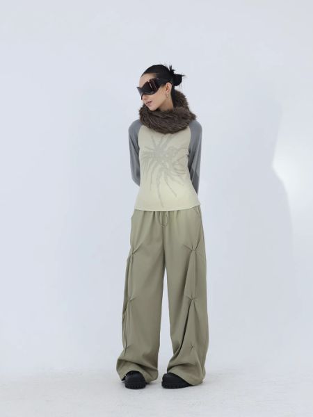 Kei Cinched Detail Track Pants-korean-fashion-Pants-Kei's Closet-OH Garments