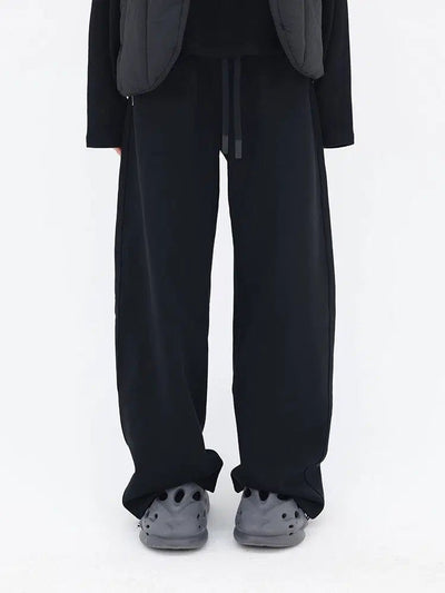 Kei Elastic Waist Drawstring Sweatpants-korean-fashion-Pants-Kei's Closet-OH Garments