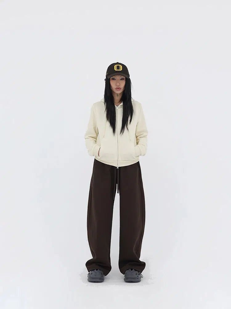 Kei Elastic Waist Drawstring Sweatpants-korean-fashion-Pants-Kei's Closet-OH Garments