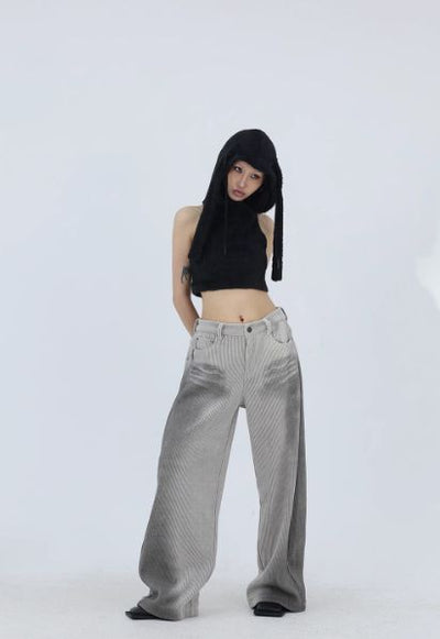 Kei Faded and Whiskers Corduroy Pants-korean-fashion-Pants-Kei's Closet-OH Garments