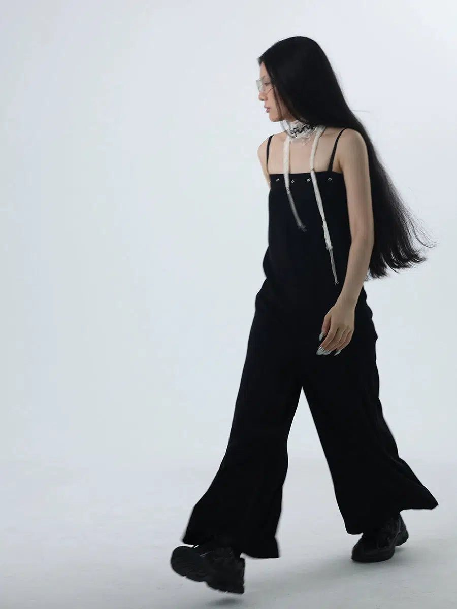 Kei Hollow Rivet Adjustable Overall-korean-fashion-Clothing Set-Kei's Closet-OH Garments