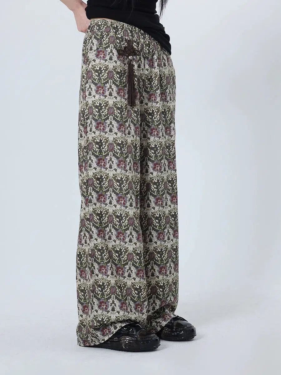 Kei Kaleidoscope Pattern Pants-korean-fashion-Pants-Kei's Closet-OH Garments