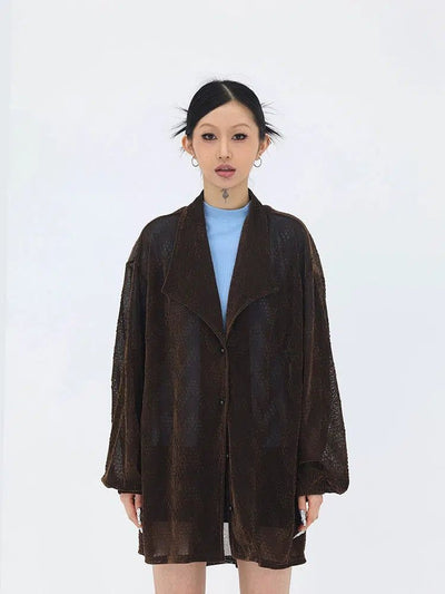Kei Mesh Textured Velvet Jacket-korean-fashion-Jacket-Kei's Closet-OH Garments