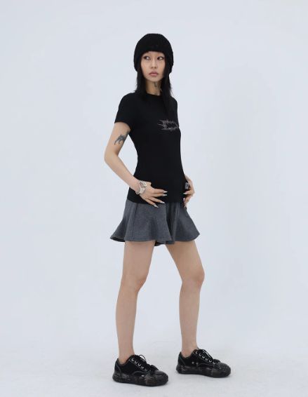 Kei Petal-Style Gartered Shorts-korean-fashion-Shorts-Kei's Closet-OH Garments