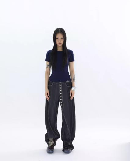 Kei Plain Color Slim Fit T-Shirt-korean-fashion-T-Shirt-Kei's Closet-OH Garments