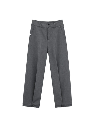 Kei Pleated Loose Straight Pants-korean-fashion-Pants-Kei's Closet-OH Garments