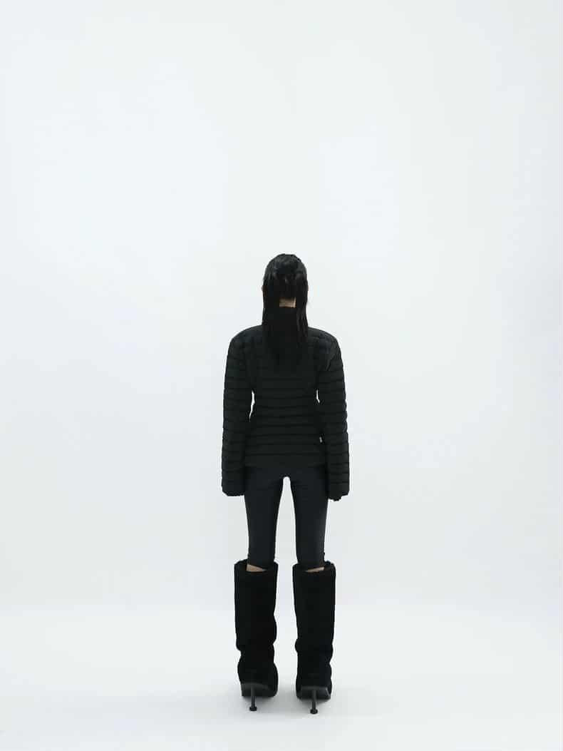 Kei Quilted Down Full-Zip Jacket & Vest Set-korean-fashion-Clothing Set-Kei's Closet-OH Garments