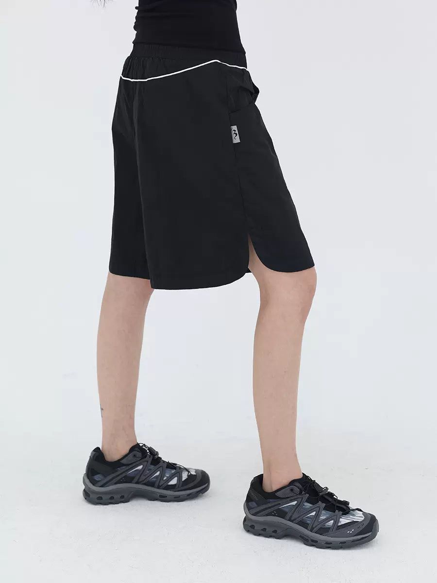 Kei Side Slit Sports Shorts-korean-fashion-Shorts-Kei's Closet-OH Garments