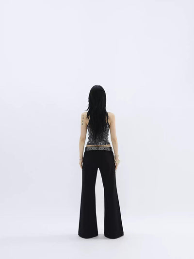 Kei Sleek Plain Flared Pants-korean-fashion-Pants-Kei's Closet-OH Garments