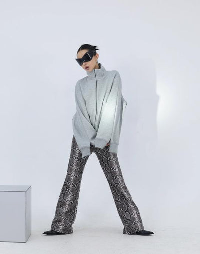 Kei Sleeve-Layered Double Zip Jacket-korean-fashion-Jacket-Kei's Closet-OH Garments