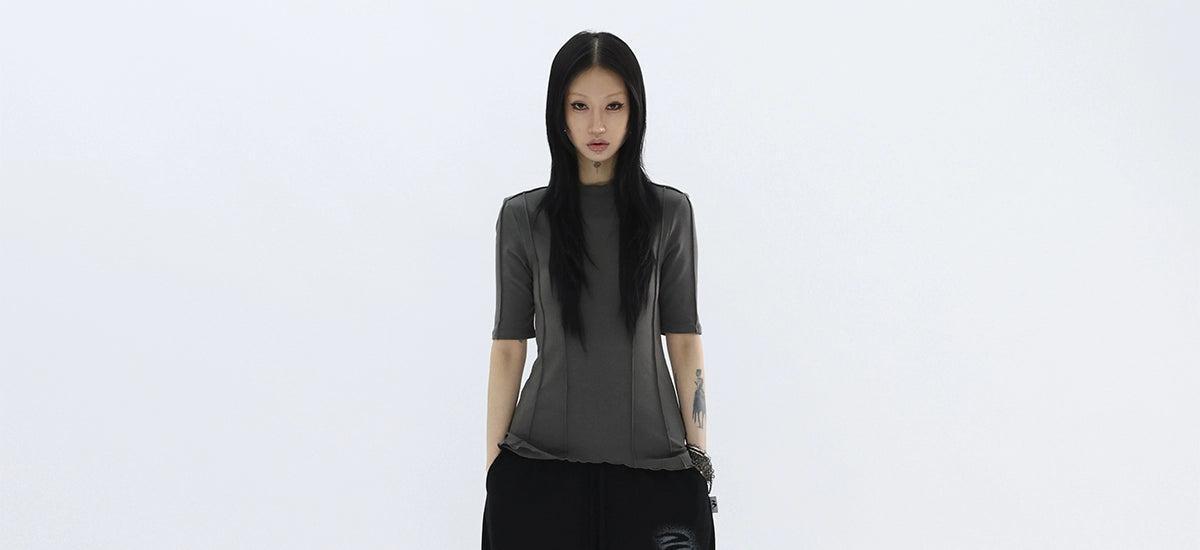 Kei Structured Printed Drape Sweatpants-korean-fashion-Pants-Kei's Closet-OH Garments