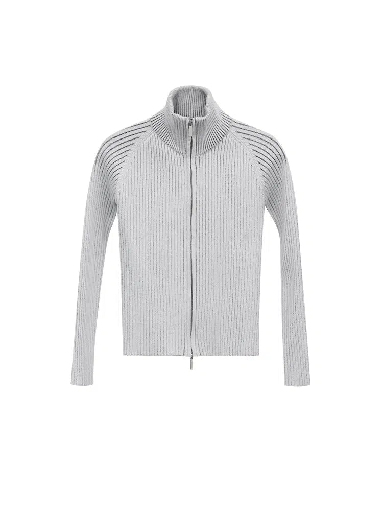 Kei Thin Stripes Slim Fit Knitted Jacket-korean-fashion-Jacket-Kei's Closet-OH Garments