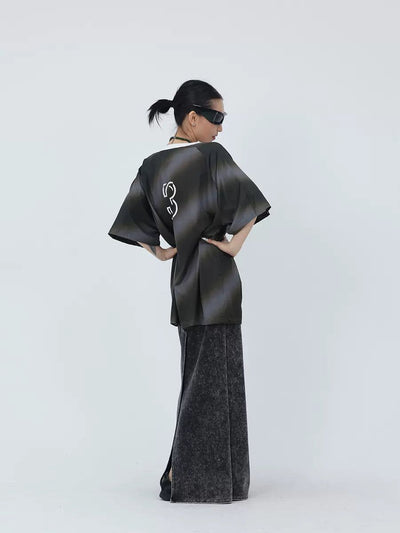 Kei Washed Front Slit Denim Skirt-korean-fashion-Skirt-Kei's Closet-OH Garments
