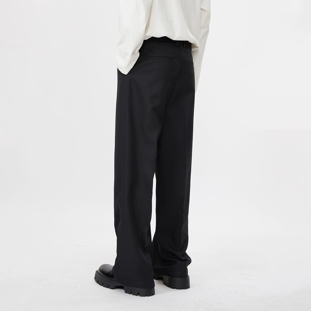 Lai Cloth Belt Drapey Pants-korean-fashion-Pants-Lai's Closet-OH Garments