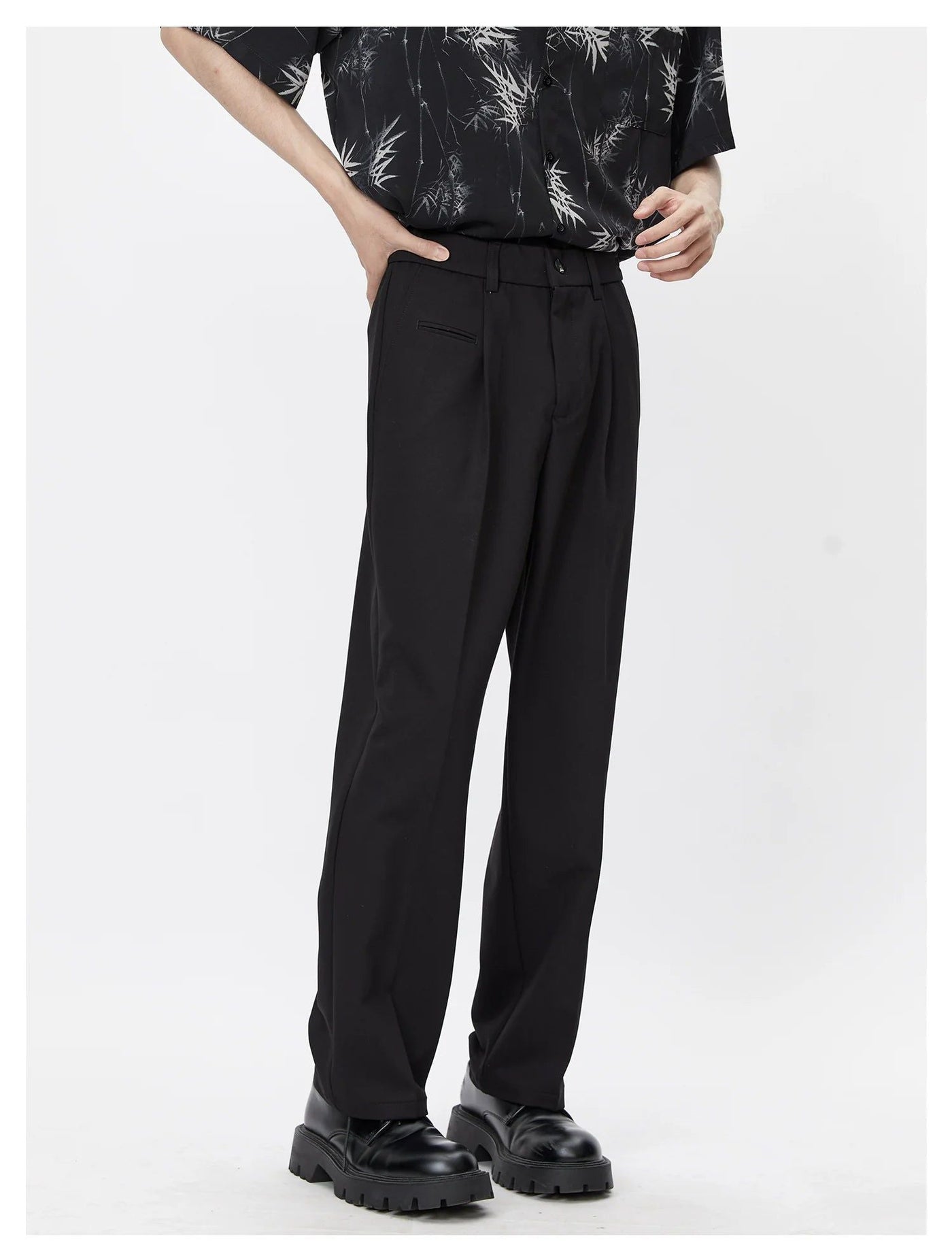 Lai Straight Leg Bootcut Pants-korean-fashion-Pants-Lai's Closet-OH Garments
