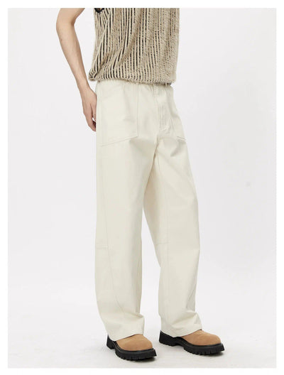 Lai Thin Straight Leg Pants-korean-fashion-Pants-Lai's Closet-OH Garments