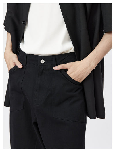 Lai Wide Front Pocket Pants-korean-fashion-Pants-Lai's Closet-OH Garments
