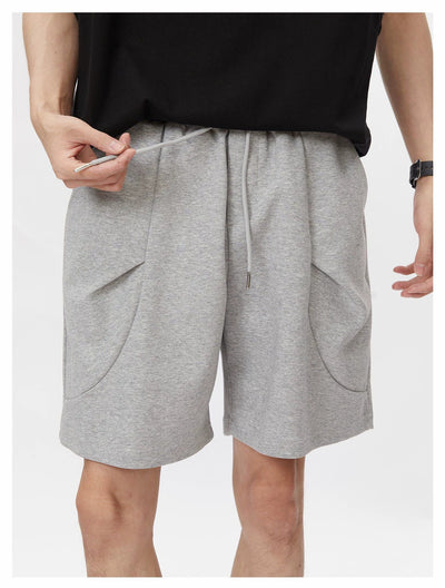 Lai Wide Pocket Drawstring Shorts-korean-fashion-Shorts-Lai's Closet-OH Garments