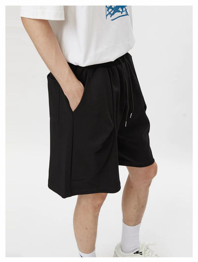 Lai Wide Pocket Drawstring Shorts-korean-fashion-Shorts-Lai's Closet-OH Garments