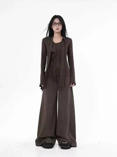 Lazy Corduroy Wide Leg Pants-korean-fashion-Pants-Lazy's Closet-OH Garments