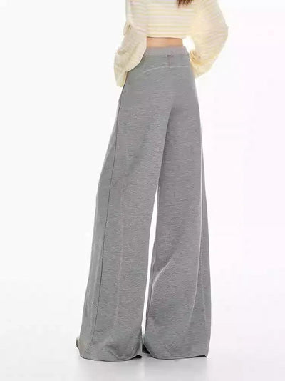 Lazy Drawstring Wide Cut Sweatpants-korean-fashion-Pants-Lazy's Closet-OH Garments
