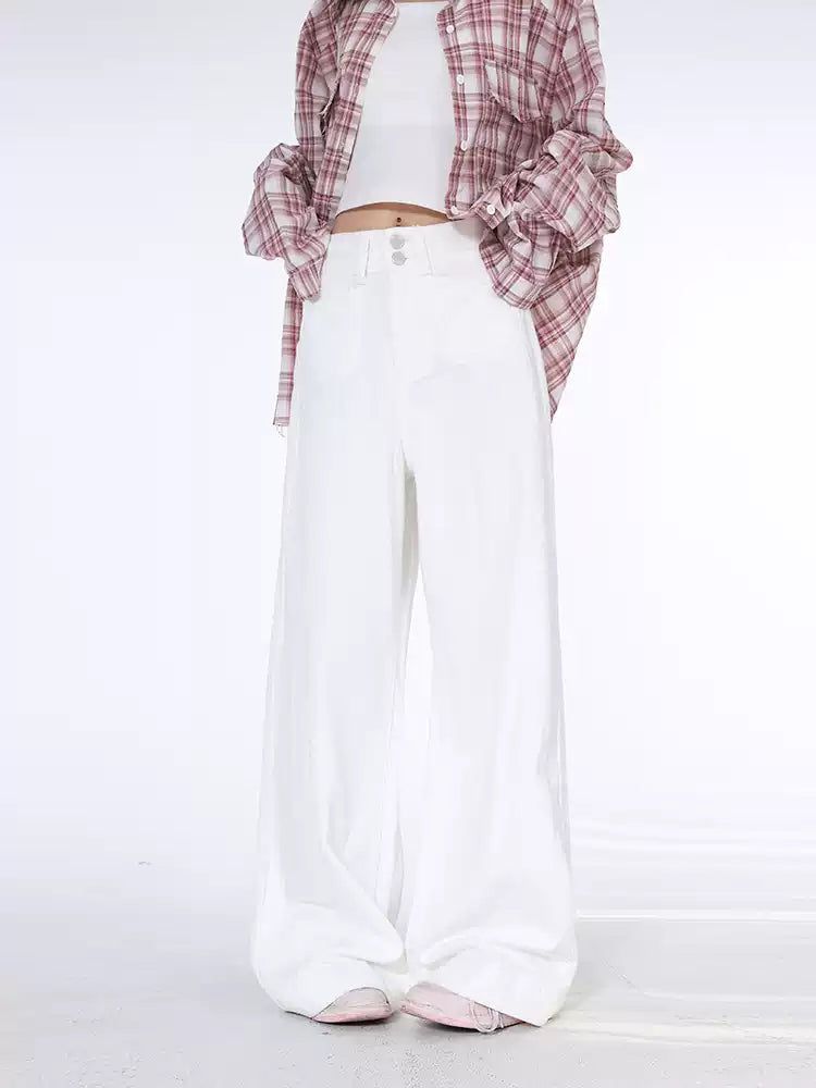 Lazy Front Pocket Wide Leg Pants-korean-fashion-Pants-Lazy's Closet-OH Garments