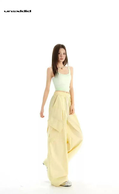 Lazy Macaron Wide Leg Pants-korean-fashion-Pants-Lazy's Closet-OH Garments