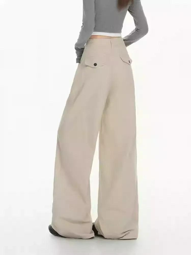 Lazy Plain Color Pocketed Pants-korean-fashion-Pants-Lazy's Closet-OH Garments