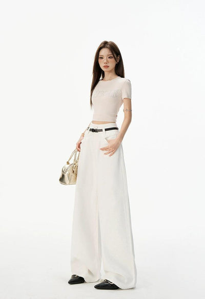 Lazy Sleek High Waist Wide Jeans-korean-fashion-Jeans-Lazy's Closet-OH Garments