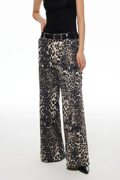 Light Casual Leopard Wide Fit Pants-korean-fashion-Pants-Light's Closet-OH Garments