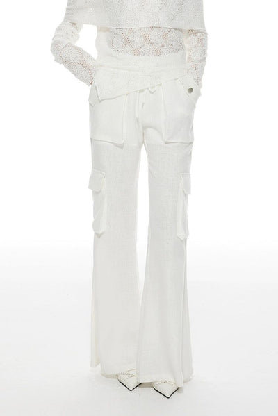 Light Drawcord Transparent Flared Pants-korean-fashion-Pants-Light's Closet-OH Garments