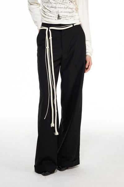 Light Rope Belted Straight Trousers-korean-fashion-Trousers-Light's Closet-OH Garments