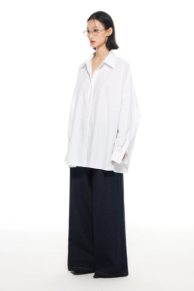 Light Versatile Loose Buttoned Shirt-korean-fashion-Shirt-Light's Closet-OH Garments