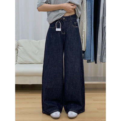 Mina Basic Wide Leg Jeans-korean-fashion-Jeans-Mina's Closet-OH Garments