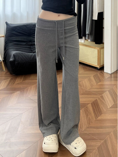 Mina Casual Drawstring Slim Fit Pants-korean-fashion-Pants-Mina's Closet-OH Garments