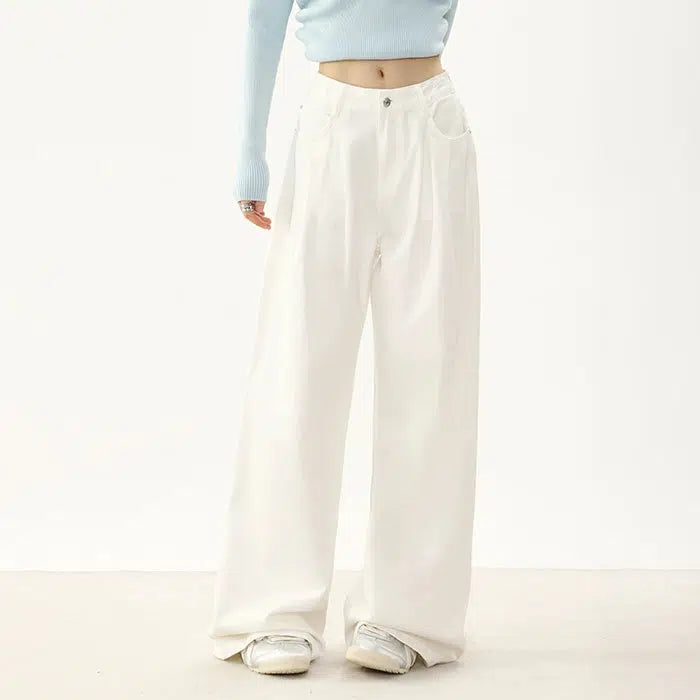 Mina Clean Casual Comfty Fit Jeans-korean-fashion-Jeans-Mina's Closet-OH Garments
