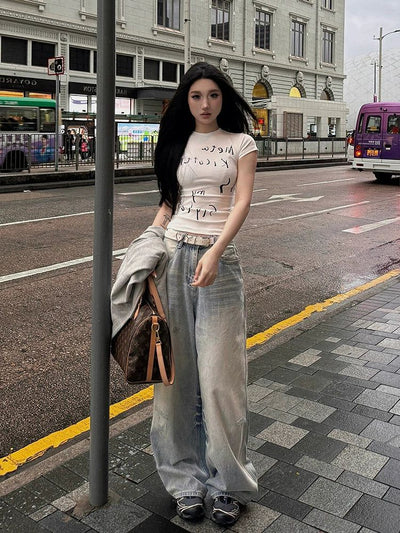 Mina Distressed Fade Wide Jeans-korean-fashion-Jeans-Mina's Closet-OH Garments