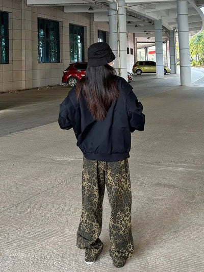 Mina Drawstring Leopard Print Pants-korean-fashion-Pants-Mina's Closet-OH Garments