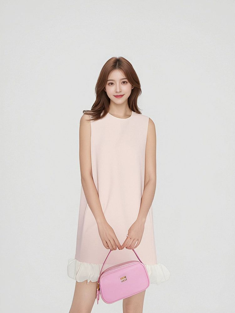 Mina End Ruffles Short Dress-korean-fashion-Dress-Mina's Closet-OH Garments